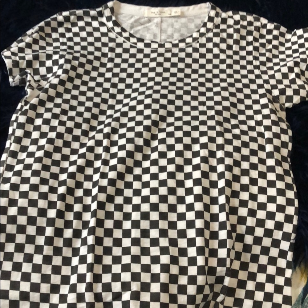 Rag and Bone Checkered Tee